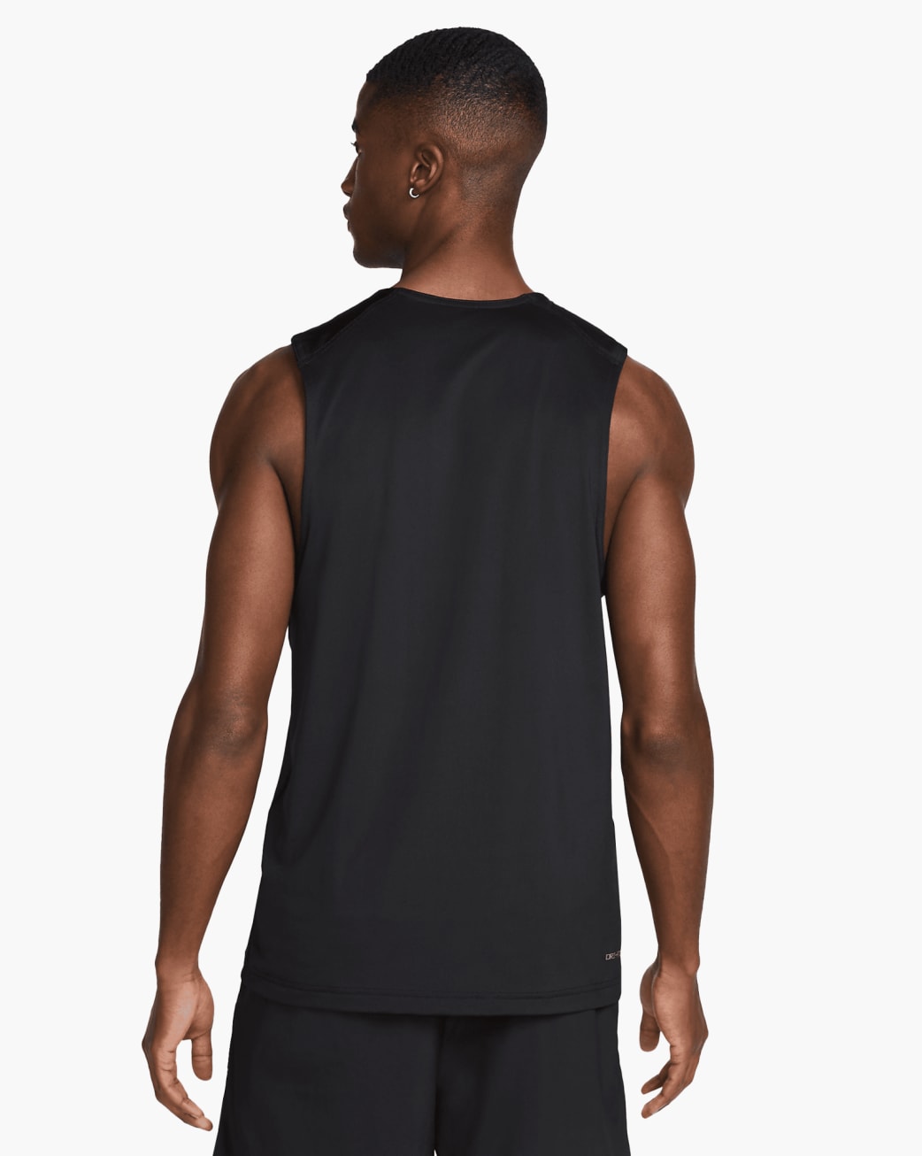 Nike Men s Dri Fit Ready Fitness Tank Top Small Black